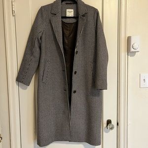 Abercrombie & Fitch Wool Blend Dad Coat Size SP
